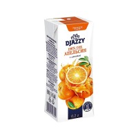 Сок Апельсин с мякотью без сахара Djazzy, 200 мл