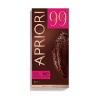 Шоколад горький 99% без сахара Априори, 100 г