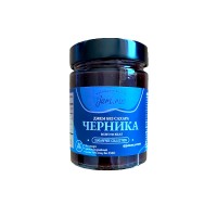 Джем Черника без сахара низкокалорийный by.Jam.me, ст.бан, 230 г
