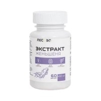 Женьшеня экстракт в капсулах Лесово, 60 капсул по 0,45 г, 27 г