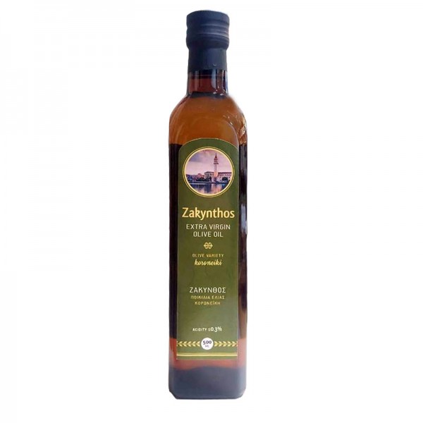 Масло оливковое Extra Virgin раннего сбора Агурелио Греция Zakynthos, ст.бут, 500 мл