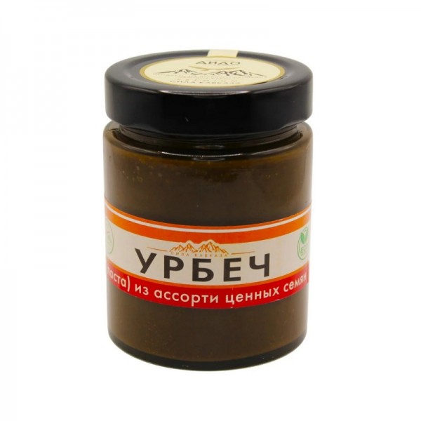 Урбеч (Урба) дагестанский из ассорти ценных семян ДИДО Сила Кавказа, ст.бан, 250 г