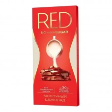 Шоколад молочный без сахара Red, 70 г