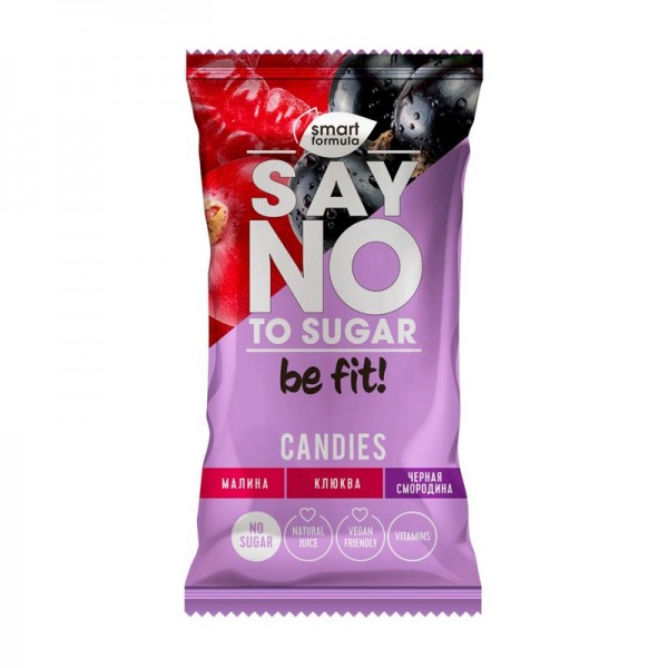 Карамель Лесные ягоды Say no to sugar Smart Formula, 60 г