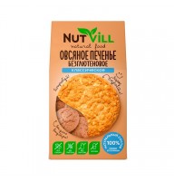 Печенье безглютеновое овсяное Классическое NutVill, 85 г