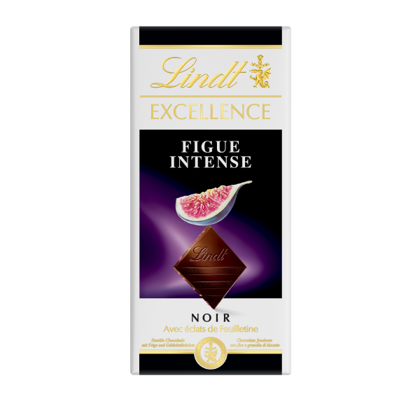 Шоколад темный с инжиром Excellence Lindt, 100 г