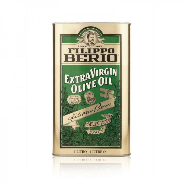 Масло оливковое Extra Virgin нерафинированное Filippo Berio, ж.бан, 1 л