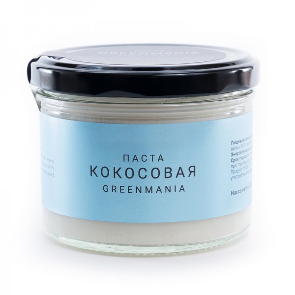 Паста Кокосовая Greenmania, 200 г