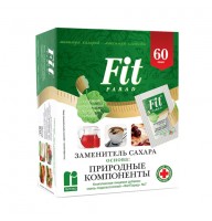 Заменитель сахара на основе эритрита и стевии №7 60 саше Fit Parad, 60 г