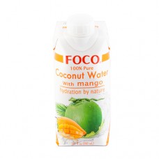 Кокосовая вода с манго FOCO, 330 мл