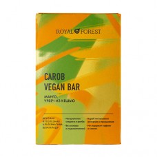 Шоколад Carob Vegan Bar Манго, урбеч из кешью Royal Forest, 50 г