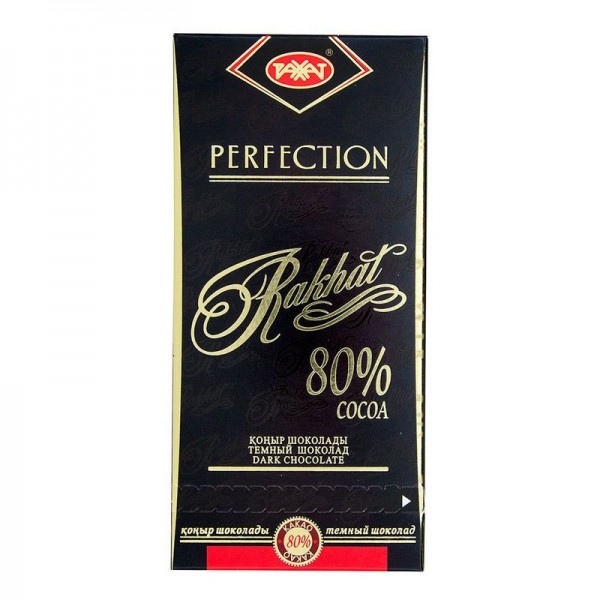 Шоколад темный 80% Рахат Казахстан Rakhat, 100 г