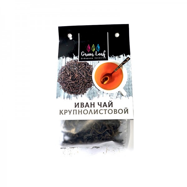 Иван-чай ферментированный крупнолистовой Green Leaf, 50 г