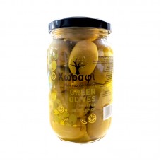 Оливки, фаршированные лимоном Греция Horafi, ст.бан, 370 г