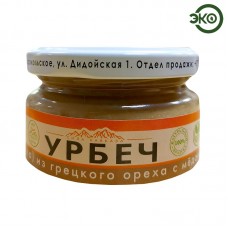 Урбеч (Урба) дагестанский из грецкого ореха с медом ДИДО Сила Кавказа, ст.бан, 125 г