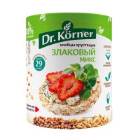 Хлебцы Злаковый микс хрустящие Dr. Korner, 90 г