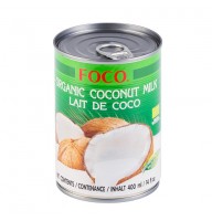 Молоко кокосовое Органическое 10-12% FOCO, ж.бан, 400 мл
