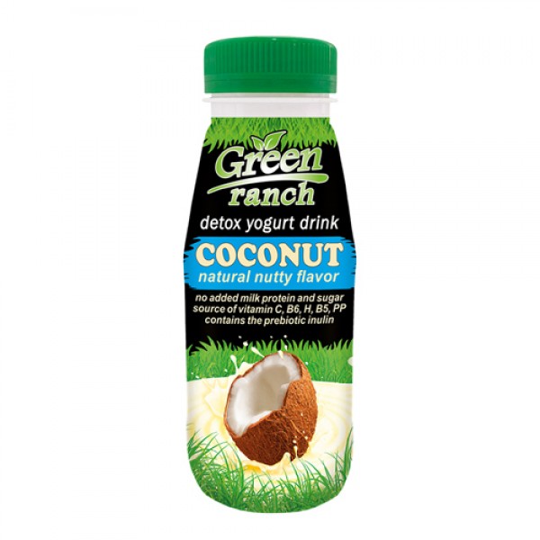 Напиток кокосовый на йогуртной закваске без молока Green ranch, 250 г