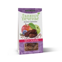 Печенье льняное Яблоко и финики Живые снеки, 60 г