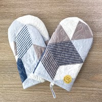 Прихватки кухонные Рукавицы ручной работы, 2 шт