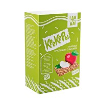 Крекеры льняные с яблоком хрустящие Еда на Да, 105 г