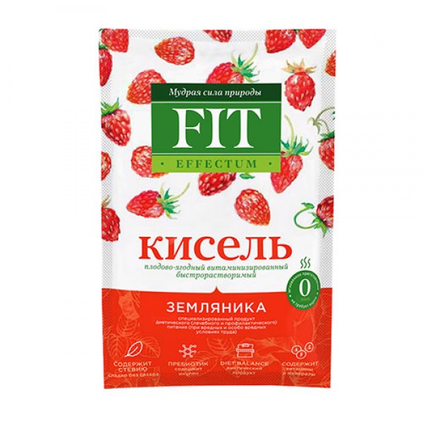 Кисель Земляника Fit Parad, саше, 30 г