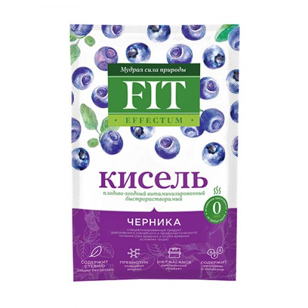 Кисель Черника Fit Parad, саше, 30 г