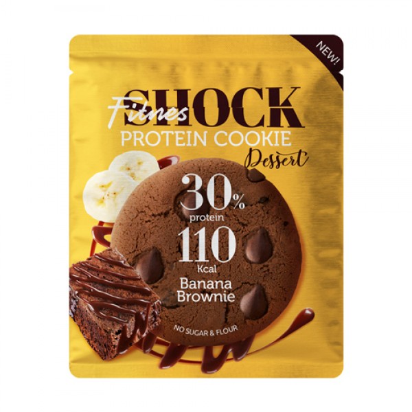 Печенье Банановый брауни FitnesShock, 35 г