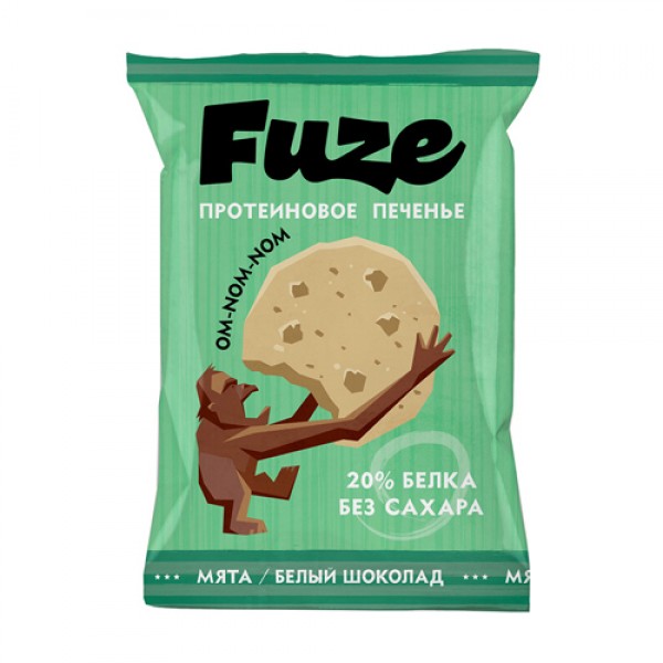 Печенье Мята белый шоколад Fuze, 40 г