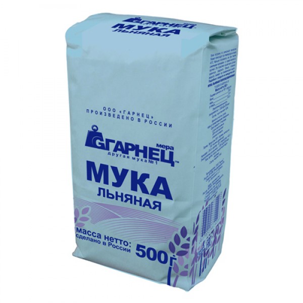 Мука льняная Гарнец, 500 г