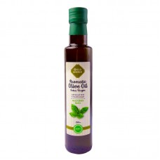 Масло оливковое Extra Virgin c базиликом нерафинированное Греция EcoGreece, ст.бут, 250 мл