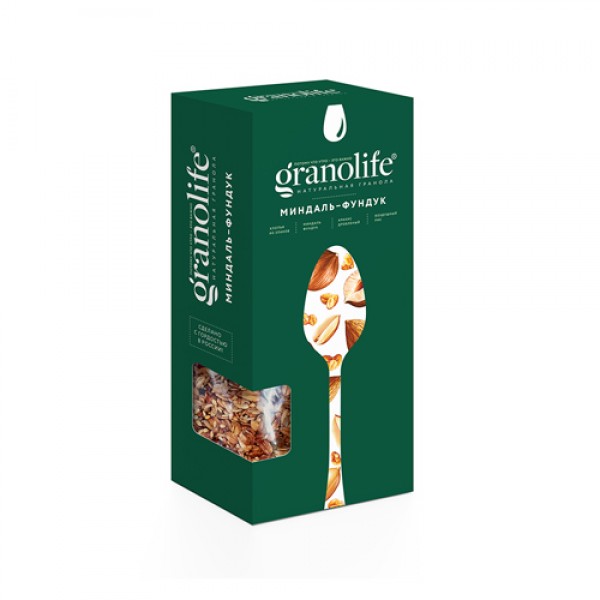 Гранола Миндаль-Фундук Granolife, 200 г