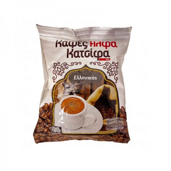 Кофе натуральный молотый обжаренный Греция Alfa Katsifa, пакет, 76 г