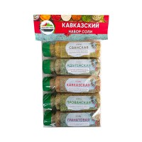 Кавказский набор соли №5 Кавказский гурман, 5 видов в банке