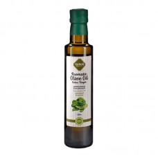 Масло оливковое Extra Virgin cо шпинатом нерафинированное Греция EcoGreece, ст.бут, 250 мл