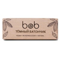 Батончик шоколадно-ореховый, темный Bob, 50 г