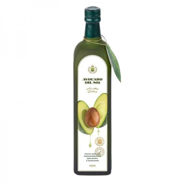 Масло авокадо для жарки и запекания рафинированное Avocado oil №1, 1 л