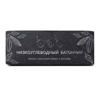 Батончик шоколадно-ореховый, низкоуглеводный Bob, 50 г