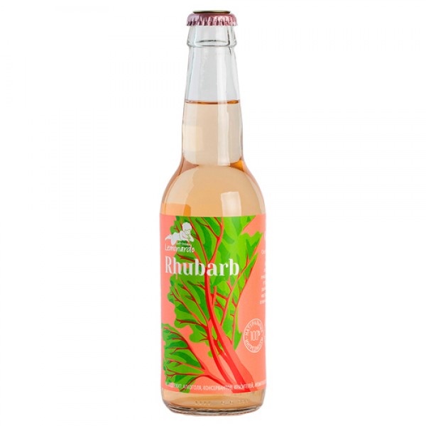 Лимонад без сахара Rhubarb Lemonardo, 330 мл