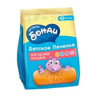 Печенье детское обогащенное кальцием Бегемотик Бонди, 180 г