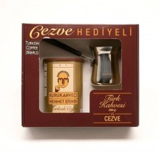 Подарочный набор Кофе молотый 250 г и турка KURUKAHVECI Mehmet Efendi
