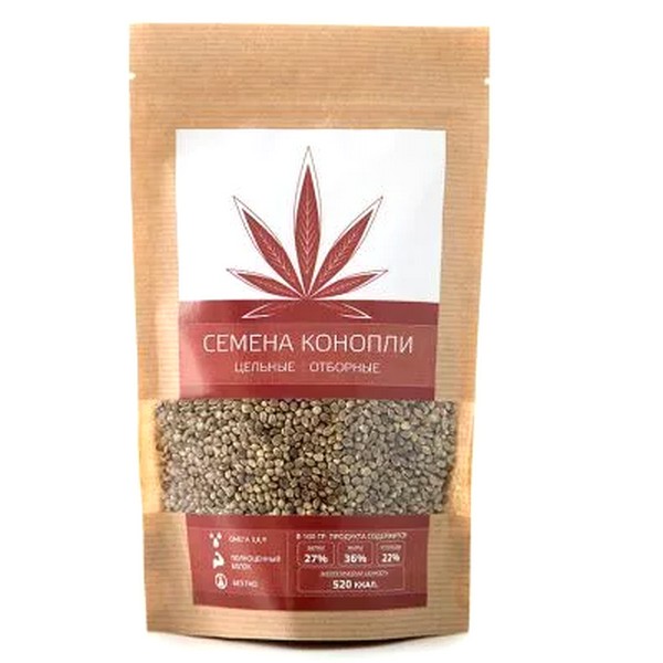 Семена конопли Pro hemp О₂ Натуральные Продукты, 250 г