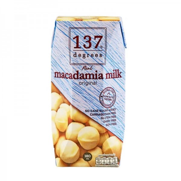 Молоко макадамии без сахара, обогащенное витаминами и кальцием 137 Degrees, 180 мл