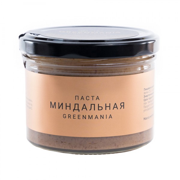 Паста Миндальная Greenmania, 200 г