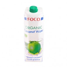 Кокосовая вода органическая без сахара FOCO, 1 л