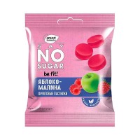 Фруктовые пастилки Say No Sugar Яблоко – малина Smart Formula, 30 г