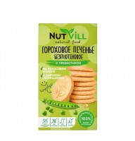 Печенье безглютеновое гороховое с пребиотиком без сахара NutVill, 85 г