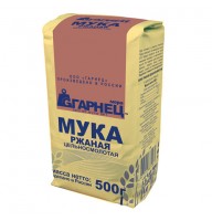 Мука ржаная цельносмолотая Гарнец, 500 г