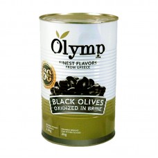 Маслины оксидированные OLYMP с косточкой (111-120) Sup. Colossal Olymp, ж.бан, 4,65 кг