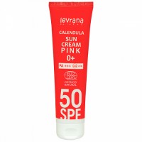 Крем для лица и тела солнцезащитный Календула 50SPF PINK 0+ Levrana, 100 мл